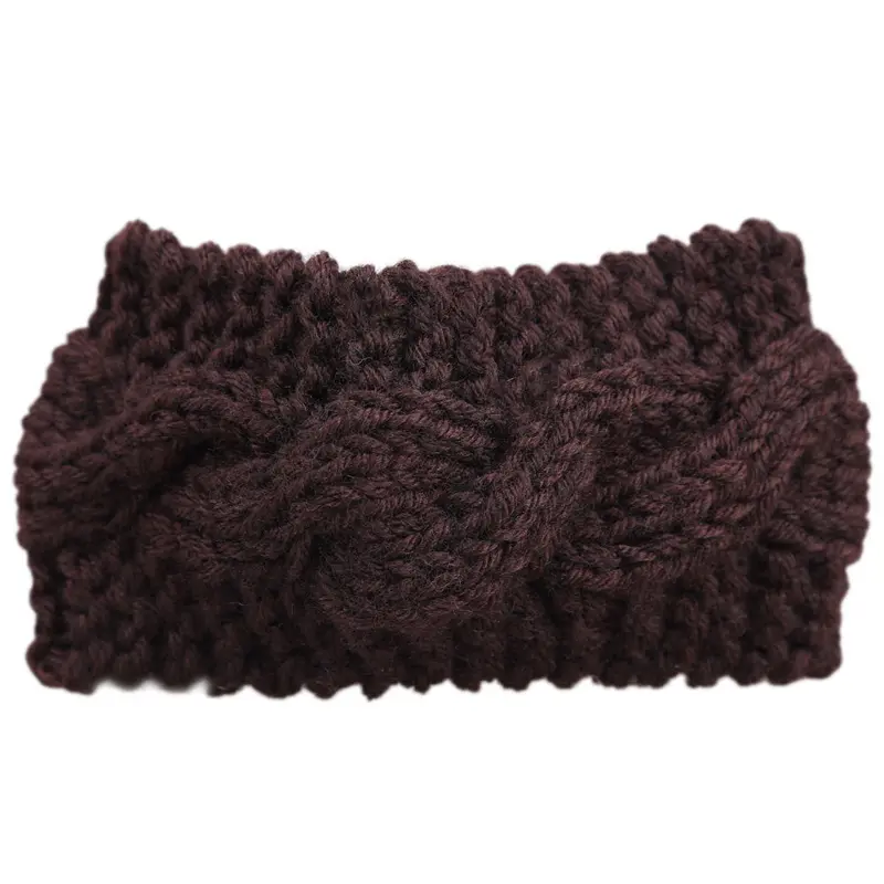 Fashion Knitted Ear Warmer Hairband Women Crochet Turban Headband 4