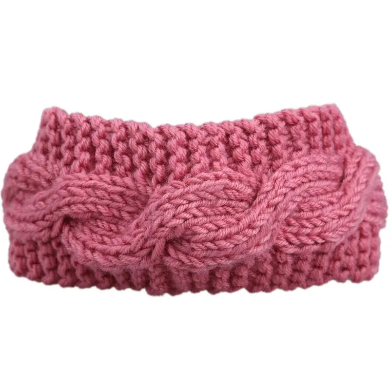 Fashion Knitted Ear Warmer Hairband Women Crochet Turban Headband 5