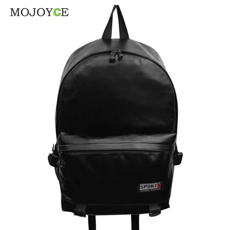 Fashion Leather Backpack Bolsa Women Preppy Style School Bags Letter Women Rucksack Travel Satchel Bags Black Mochila Feminina 1