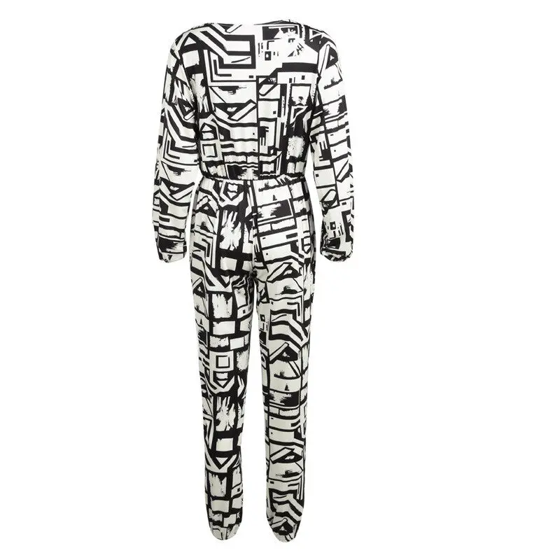 Fashion Long Sleeve Bodycon Jumpsuit Bodysuit Women Rompers Womens Jumpsuit Clubwear Trousers Combinaison Femme Body Feminino 4