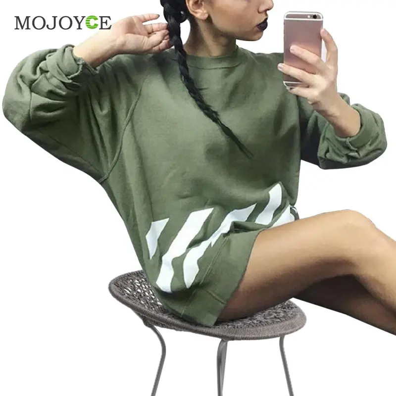 Fashion Long Sleeve Sweatshirt Women Jumper Women Hoodies Sweatershirt Pullover Coat Tops Army Green Hoodies Women Plus Size 1