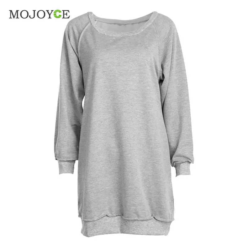 Fashion Long Sweatershirt Women Long Sleeve O Neck Hoodie Party Loose Pullovers Pink Hoodies Women M/L/Xl 7