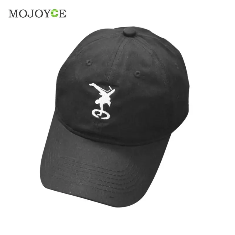 Fashion Men Bboy Hip Hop Adjustable Baseball Hat Cotton Snapback Hat Cap Black Stitchwork Unisex Cap 1