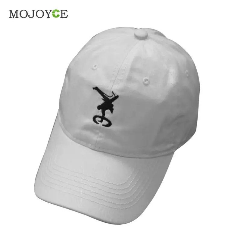 Fashion Men Bboy Hip Hop Adjustable Baseball Hat Cotton Snapback Hat Cap Black Stitchwork Unisex Cap 2