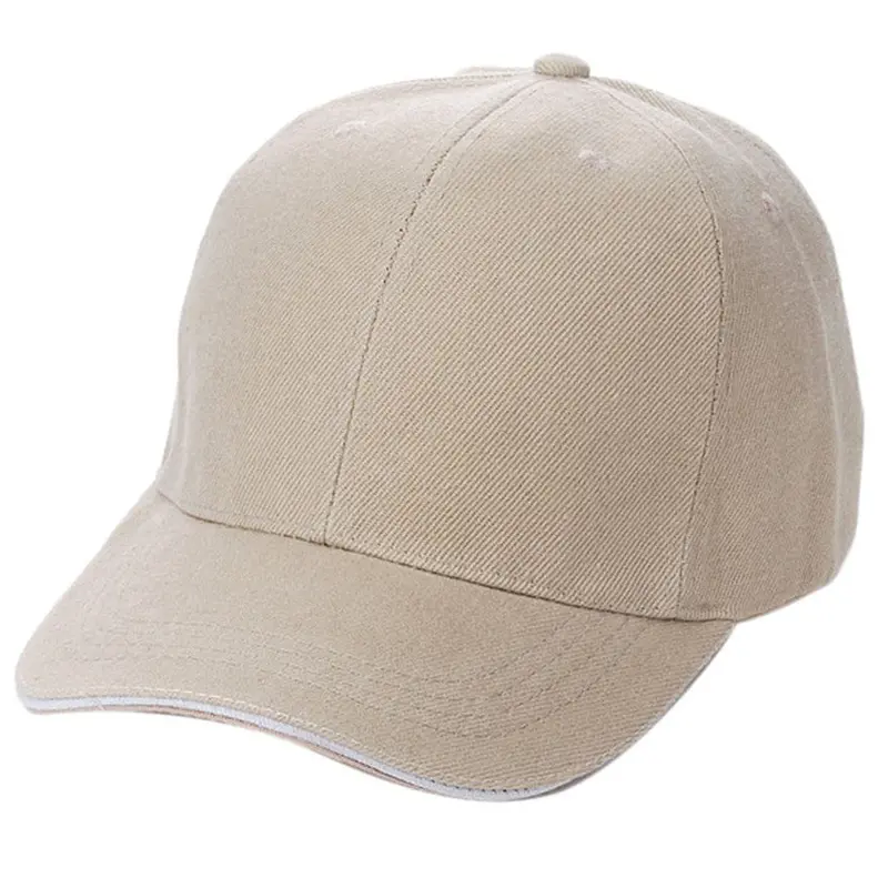 Fashion Men Women Adjustable Plain Baseball Sport Cap Blank Curved Visor Hat Unisex Casual Hats Solid Color 1