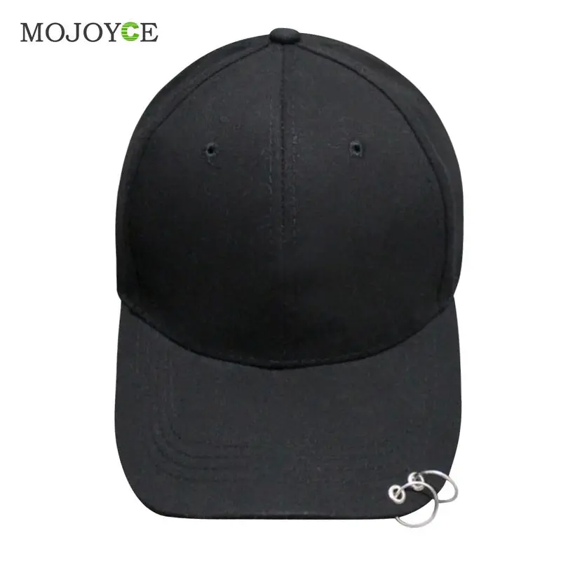 Fashion Men Women Hat Ring Hip Hop Curved Strapback Baseball Cap Gorra Snapback Baseball Hat Gorras Planas Hip Hop Snapback Cap 1