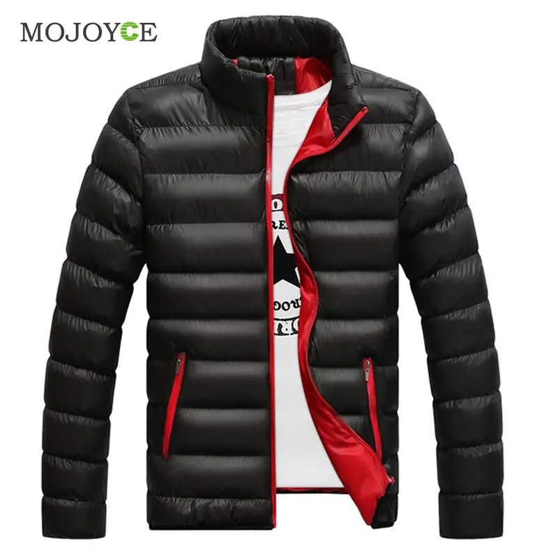 Fashion Men's Duck Down Jacket Coat Slim Short Parkas Warm Cotton Coat Male Thicken Jacket Plus Size Down Coat 1