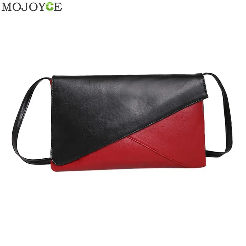Fashion Patchwork Envelope Bag Clutch Handbag Womens Bags Shoulder Bag Pu Leather Women Messenger Bags Crossbody Bolsa Feminina 1