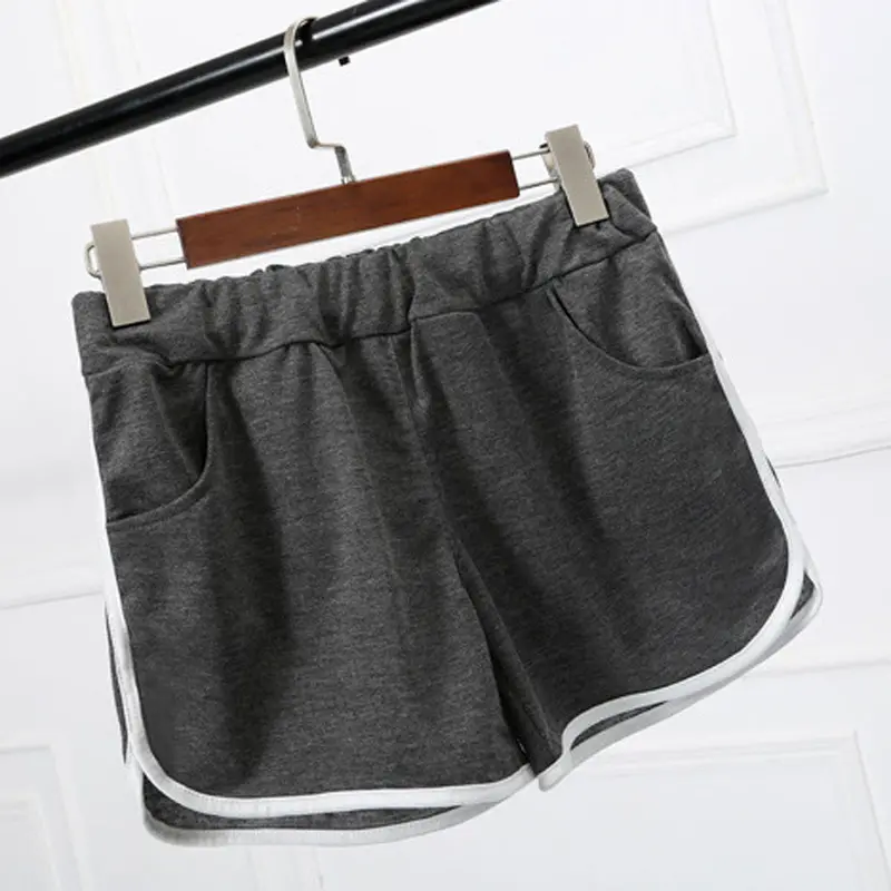 Fashion Shorts Women Lady Casual Elastic Waist Short Colorful Cotton Shorts Short Pants 1