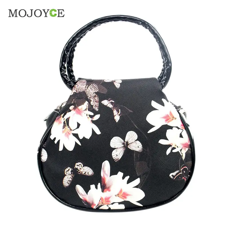 Fashion Small Leather Handbag National Shoulder Bag Floral Printing Women Bag Women Messenger Bagsclutches Bolsa Feminina 1