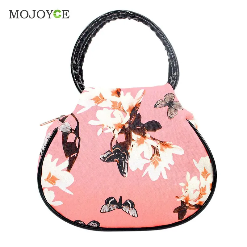 Fashion Small Leather Handbag National Shoulder Bag Floral Printing Women Bag Women Messenger Bagsclutches Bolsa Feminina 2