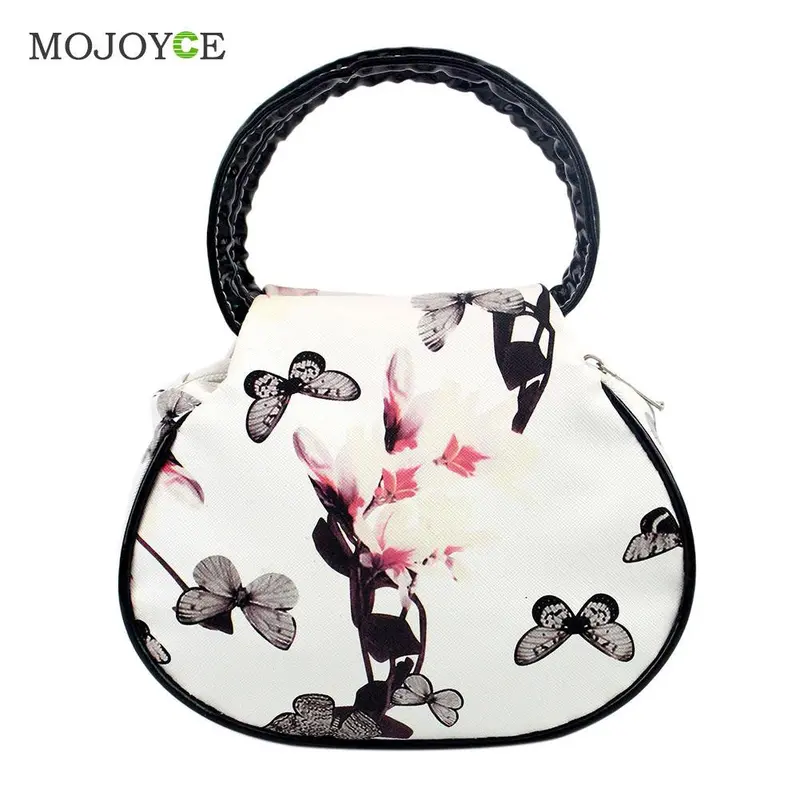 Fashion Small Leather Handbag National Shoulder Bag Floral Printing Women Bag Women Messenger Bagsclutches Bolsa Feminina 3