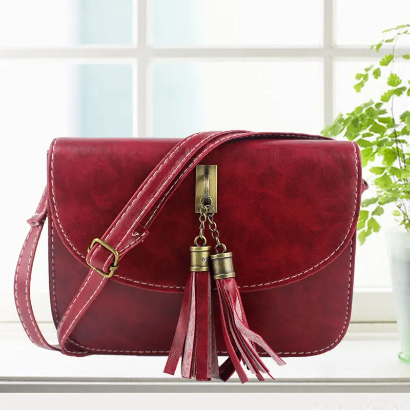 Fashion Small Tassel Bag Women Messenger Bags Soft Mini Pu Leather Handbags Crossbody Bag For Women Clutches Bolsas Femininas 4