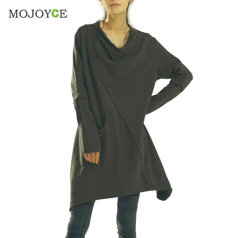 Fashion Sweatershirt Women Boho Irregular Long Sleeve Hoodie Women Loose Coat Womens Outwear Hoodie Pullover M ,L, Xl 1
