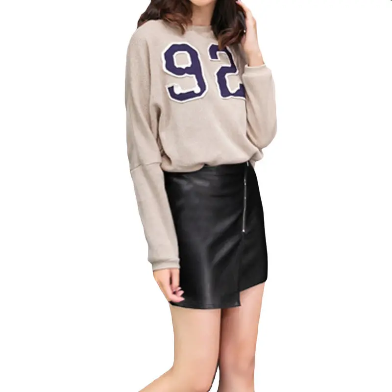 Fashion Tight Sexy Womens Bodycon Skirts Pu Leather Mini Short Skirt Black Wrap Pencil Skirts Plus Size Women Saiass 3