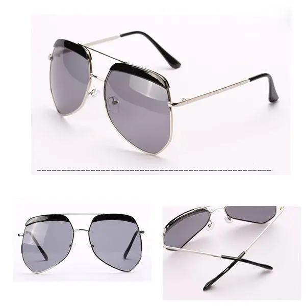 Fashion Vogue Women Men Unisex Colorful Mirrored Lens Sunglasses Metal Frame Eyewear Sun Glasses Uv400 7 Colors 1
