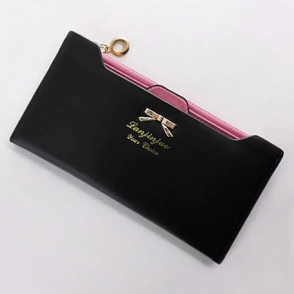 Fashion Wallet Female Carteira Feminina Lady Women Purse Long Zip Wallets Pu Thin Card Holders Purse Women Portefeuille Femme 1