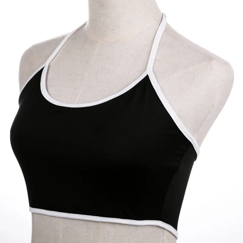 Fashion Women Base Shirt Camisole Crop Top Black Green Pink O-Neck Intimates 1