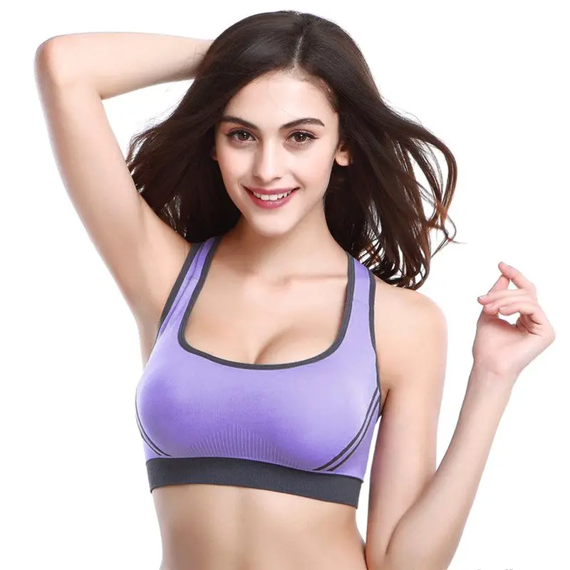 Fashion Women Fitness Stretch Workout Tank Top Bra Padded Sports Bra 1