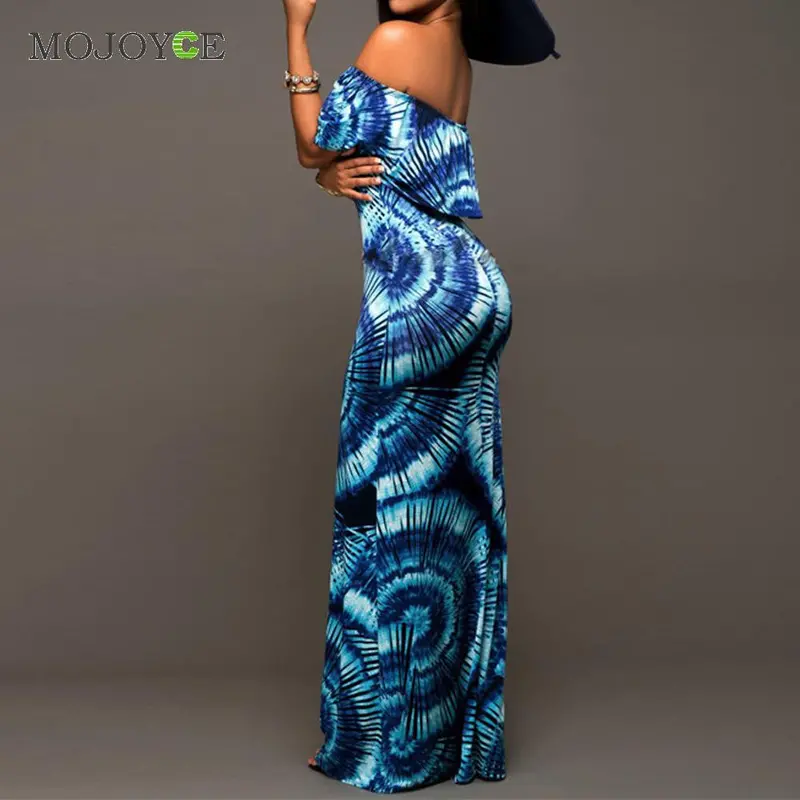 Fashion Women Floral Print Long Dress Beach Bodycon Party Maxi Dress Vestidos Women Dress Vestidos De Festa 2