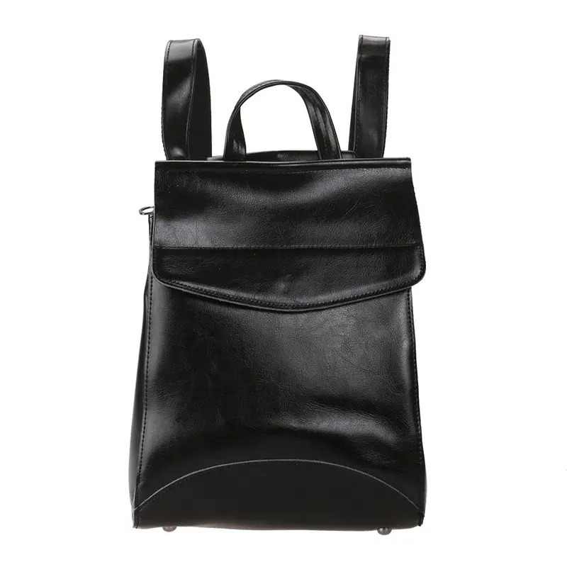 Fashion Women Girls Leather Backpack School Treval Backpack Cattlehide Leather Shoulders Bags Laptop Bag Rucksack Mochilas 1