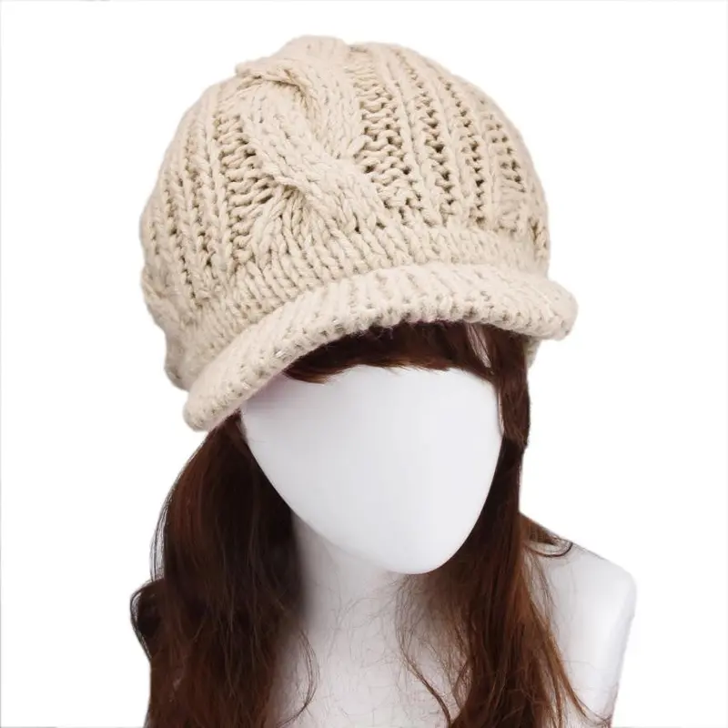Fashion Women Hat Beanies Knitted Wool Hats Cap 1