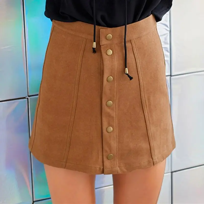 Fashion Women High Waist Plain Skater Flared Pleated Short Mini Skirt Short Women Clothes 3
