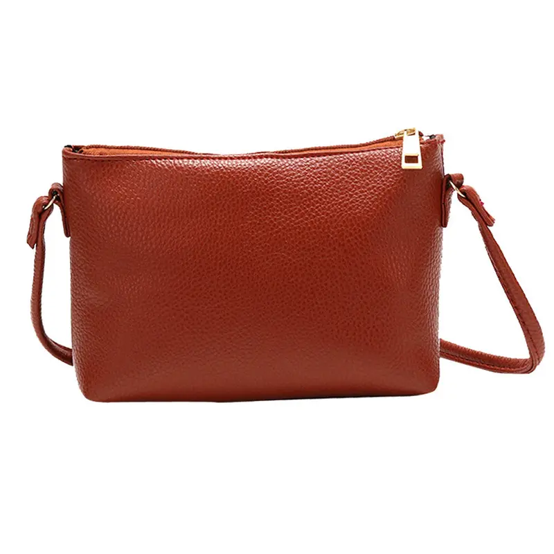 Fashion Women Ladies Faux Leather Shoulder Bag Clutch Handbag Portable Casual Mini Tote Purse Hobo Messenger Bags Bolsa 4