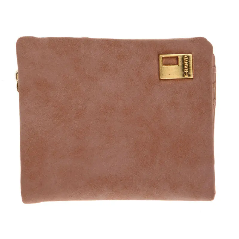 Fashion Women Lady Matte Pu Leather Zipper Coin Purses Long Purses Wallet Po Slot Holder 3