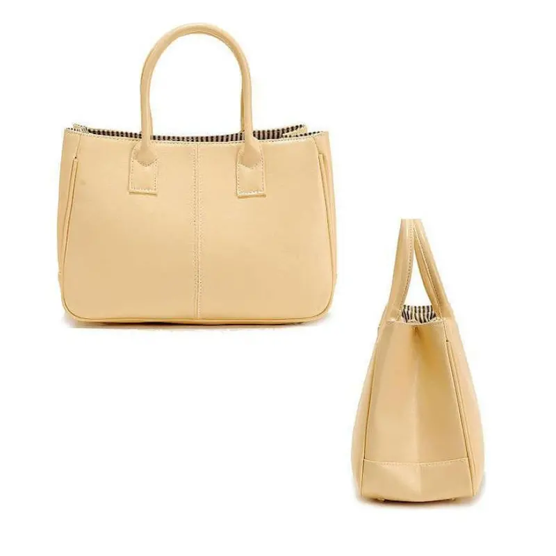 Fashion Women Leather Handbag Lady Elegant Korean Shoulder Tote Bag 1