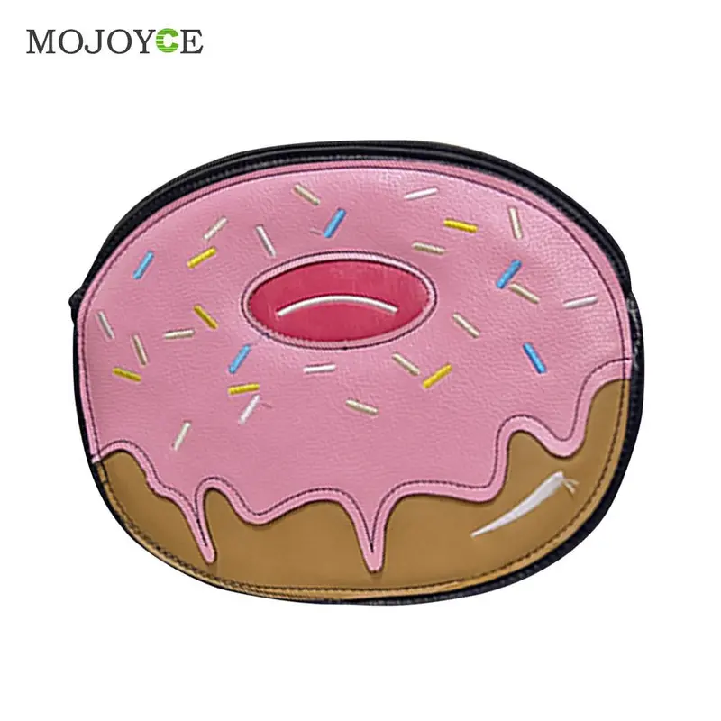 Fashion Women Leather Handbag Leather Donut Hamburger Print Day Clutch Novelty Bags Handbags Women Famous Brands Bolsa Feminina 1