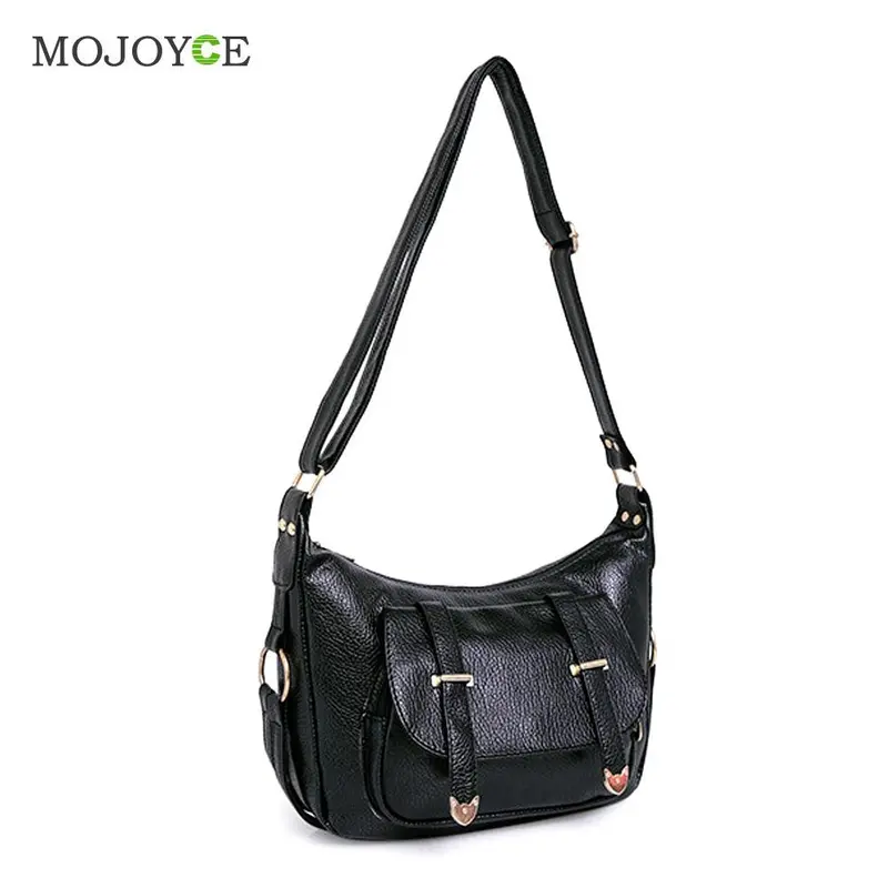 Fashion Women Leather Handbags Black Small Women Bag Women Messenger Bags Shoulder Cross Body Satchel Clutch Bolsa Feminina 1