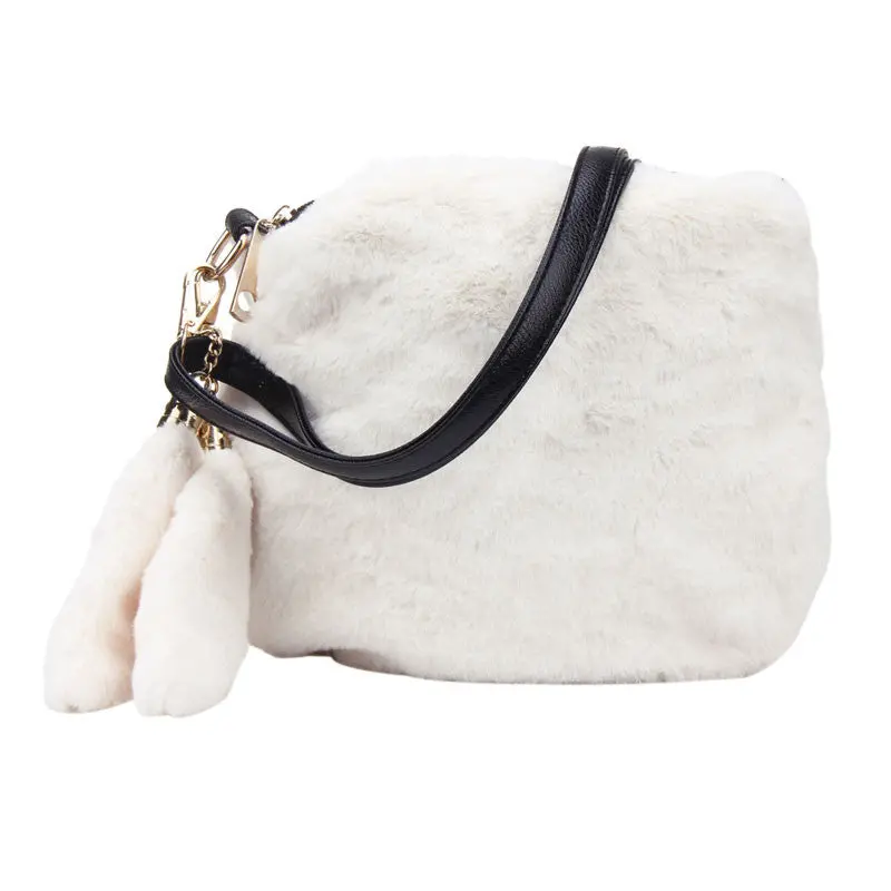 Fashion Women Leather Handbags Pu Leather+Artificial Wool Women Bags Women Messenger Bags Shoulder Crossbody Bag Bolsos Mujer 4