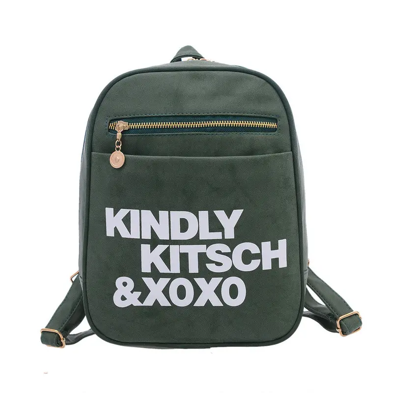 Fashion Women Pu Shoulder Bag Women Satchel Travel Blosas Bags Washed Leather Backpacks Student School Backpacks 4