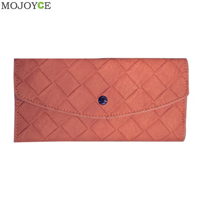 Fashion Women Purse Soft Handbags Card Holder Gift Lady Long Wallet Plaid Purse Bolsas De Marca Clutch Coin Purse Carteira 1