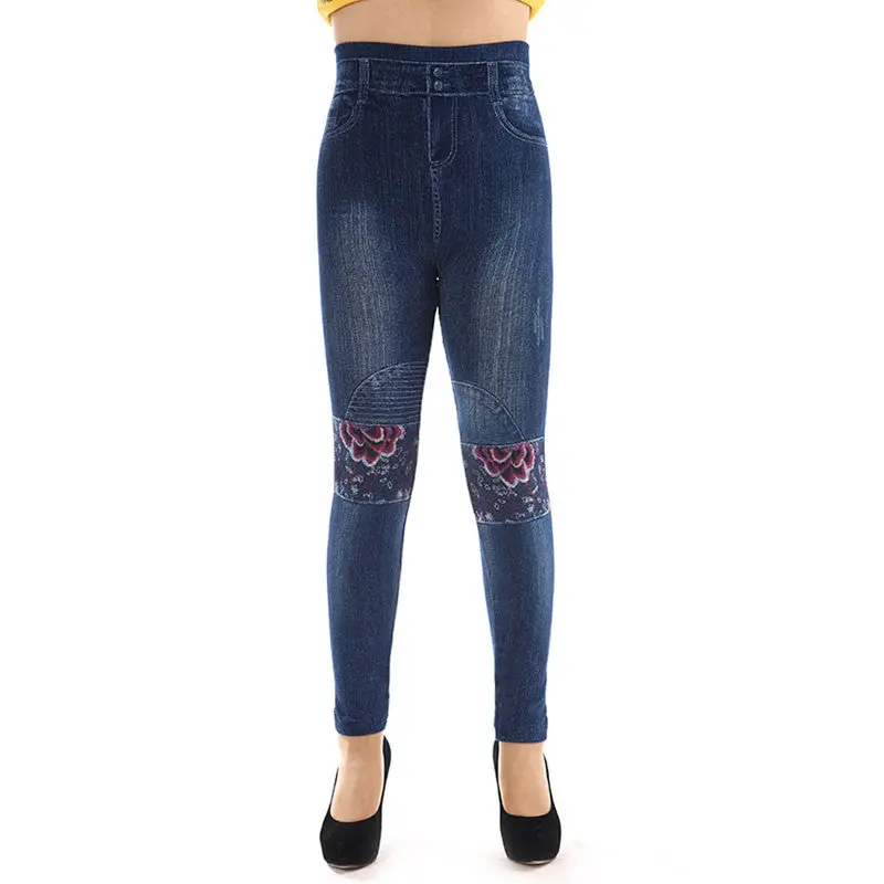 Fashion Women Sexy Jeans Skinny Jeggings Stretchy Slim Leggings Trousers Pants Seamless Stretchy Slim Legging 3