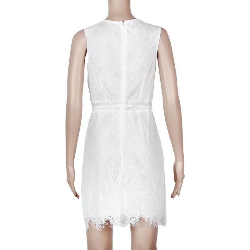 Fashion Women Sexy Women's Bodycon Lace Evening Party Short Mini Dress Plus Size Woman Vestidos 2
