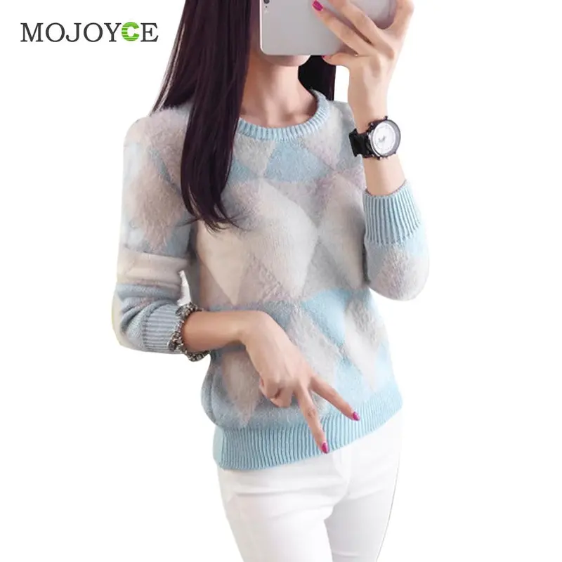 Fashion Women Warm Knitted Sweater Jumper Knitwear Outwear Coat Women Sweaters And Pullovers Pull Femme Christmas Sweater 1