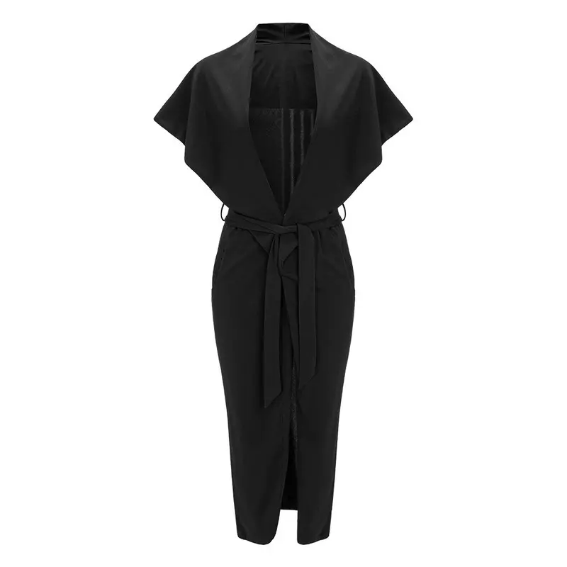Fashion Women Warm Oversized Jacket Long Trench Coat Parka Outwear Oversized Long Waistcoat Female Vest Veste Femme 1