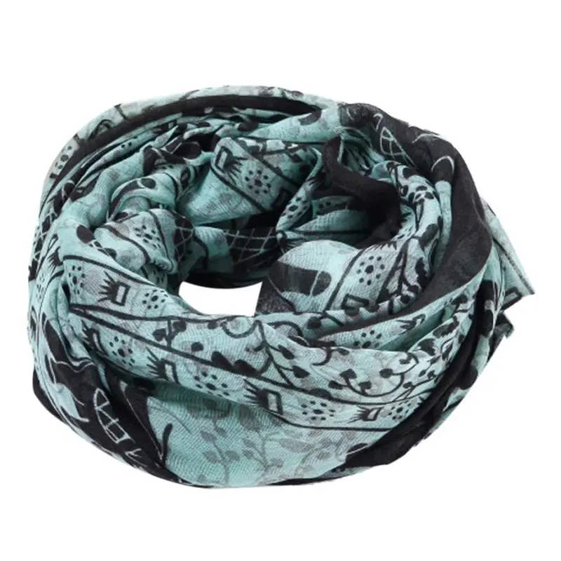 Fashion Women Warm Women Bali Yarn Gauze Scarf Warm Scarf Cowl Neck Long Scarf Shawl 1