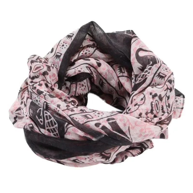 Fashion Women Warm Women Bali Yarn Gauze Scarf Warm Scarf Cowl Neck Long Scarf Shawl 4