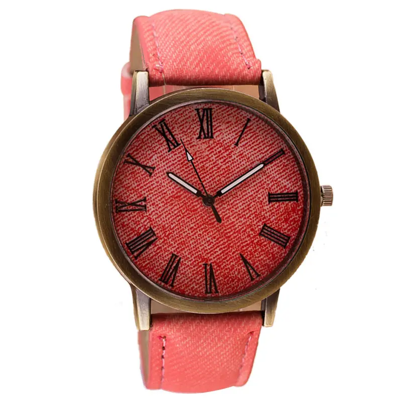 Fashion Women Watches Wavors Retro Wristwatch Cowboy Leather Band Analog Quartz Watch Wrist Watches Men 7