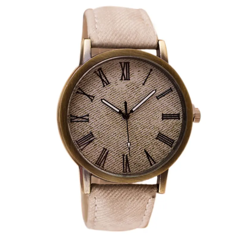 Fashion Women Watches Wavors Retro Wristwatch Cowboy Leather Band Analog Quartz Watch Wrist Watches Men 9