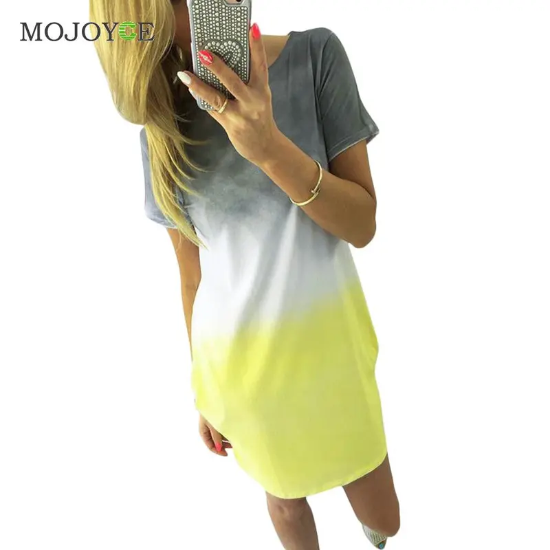 Fashion Womens Dress Boho Casual Party Beach Short Mini Dress Short Sleeve Vestidos Dresses Vestido De Festa Bandage Dress 1