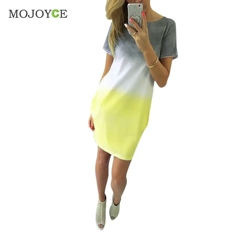 Fashion Womens Dress Boho Casual Party Beach Short Mini Dress Short Sleeve Vestidos Dresses Vestido De Festa Bandage Dress 2