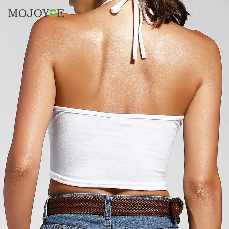 Fashion Women's Print White Crop Tops Casual Tank Tops Blusa Feminina O Neck Sleeveless Slim Tops Plus Size Blusas 4
