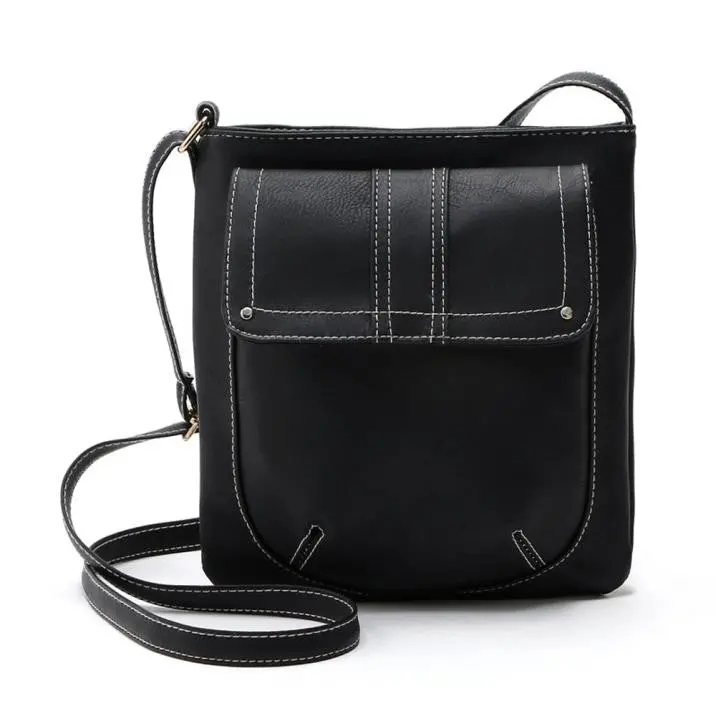 Fashion Womens Pu Leather Satchel Cross Body Shoulder Messenger Bag Handbag 6 Colors Classic Style 1