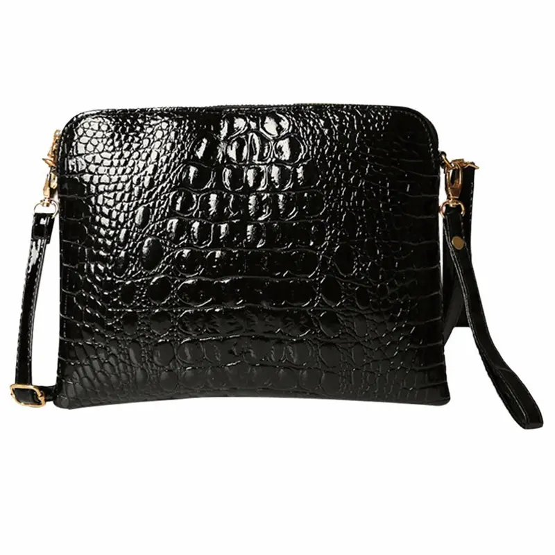 Fashsion Women Bag Crocodile Leather Hbag Clutch Satchel Shoulder Messenger Cross Body Bags Bolsa Feminina 1