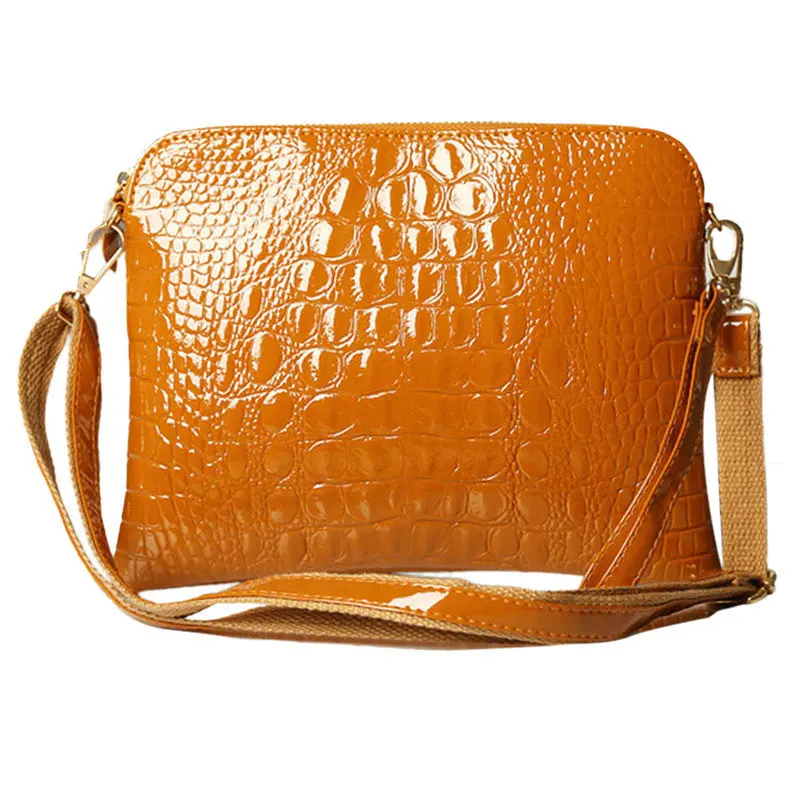 Fashsion Women Bag Crocodile Leather Hbag Clutch Satchel Shoulder Messenger Cross Body Bags Bolsa Feminina 2