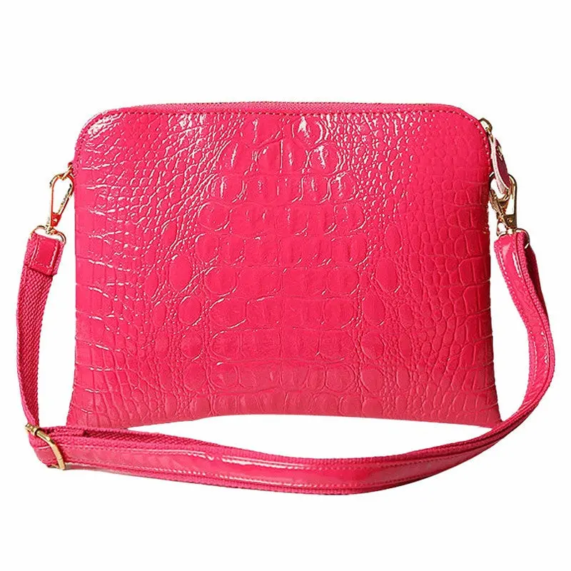 Fashsion Women Bag Crocodile Leather Hbag Clutch Satchel Shoulder Messenger Cross Body Bags Bolsa Feminina 4